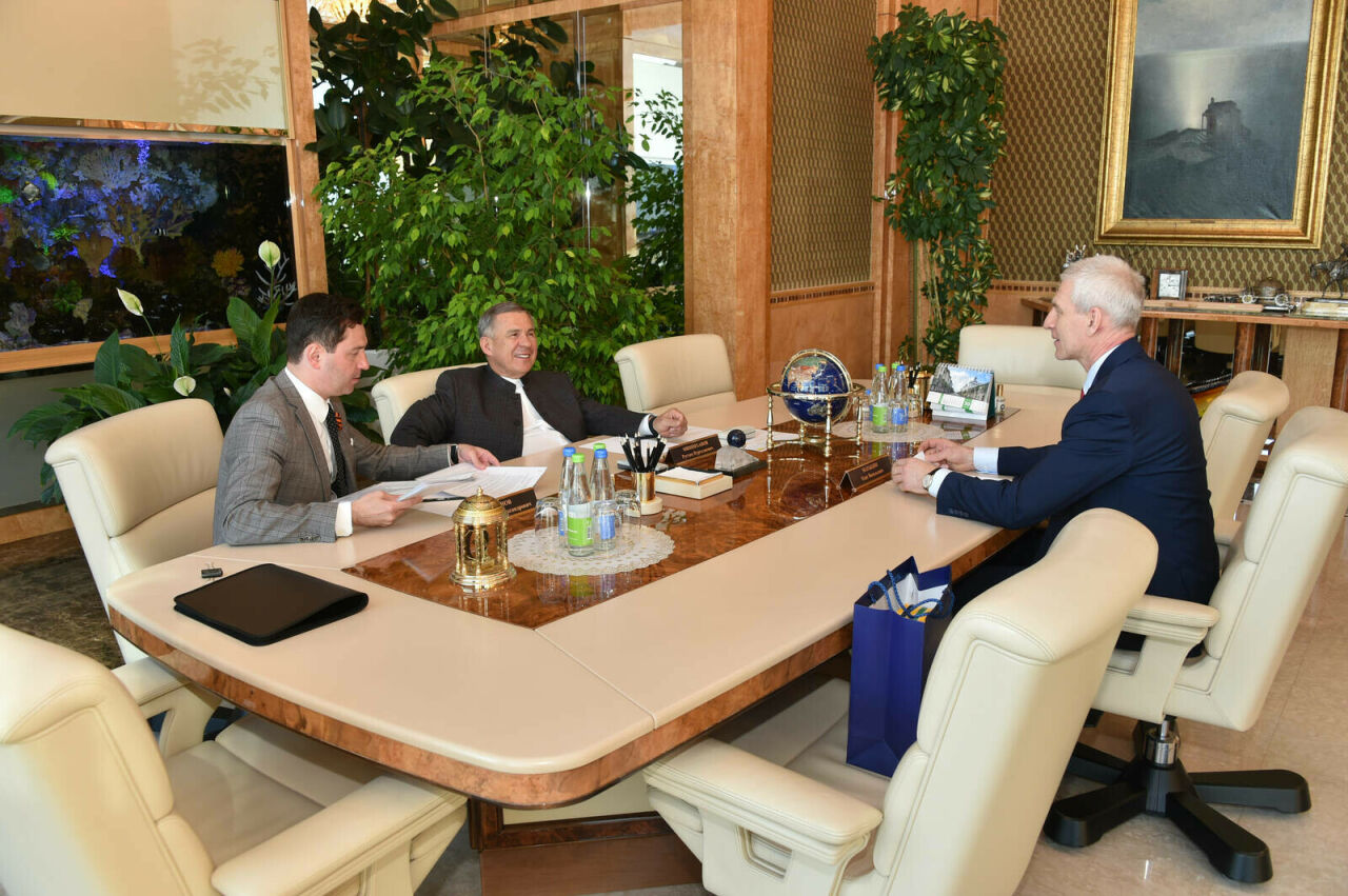 Рөстәм Миңнеханов һәм  Олег Матыцин спорт тармагын үстерү турында сөйләште