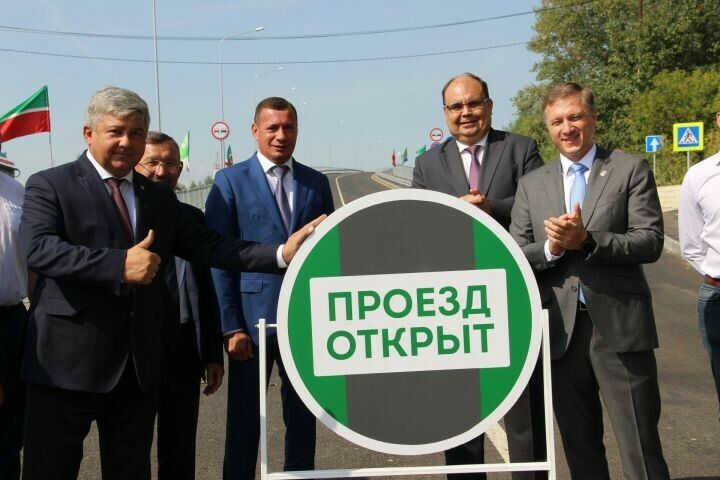 Яшел Үзәндә ремонттан соң тимер юл аша күпер ачылды