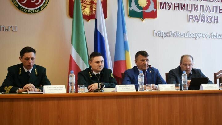 Аксубай урманчылары узган елга йомгак ясады һәм агымдагы елга бурычлар билгеләде