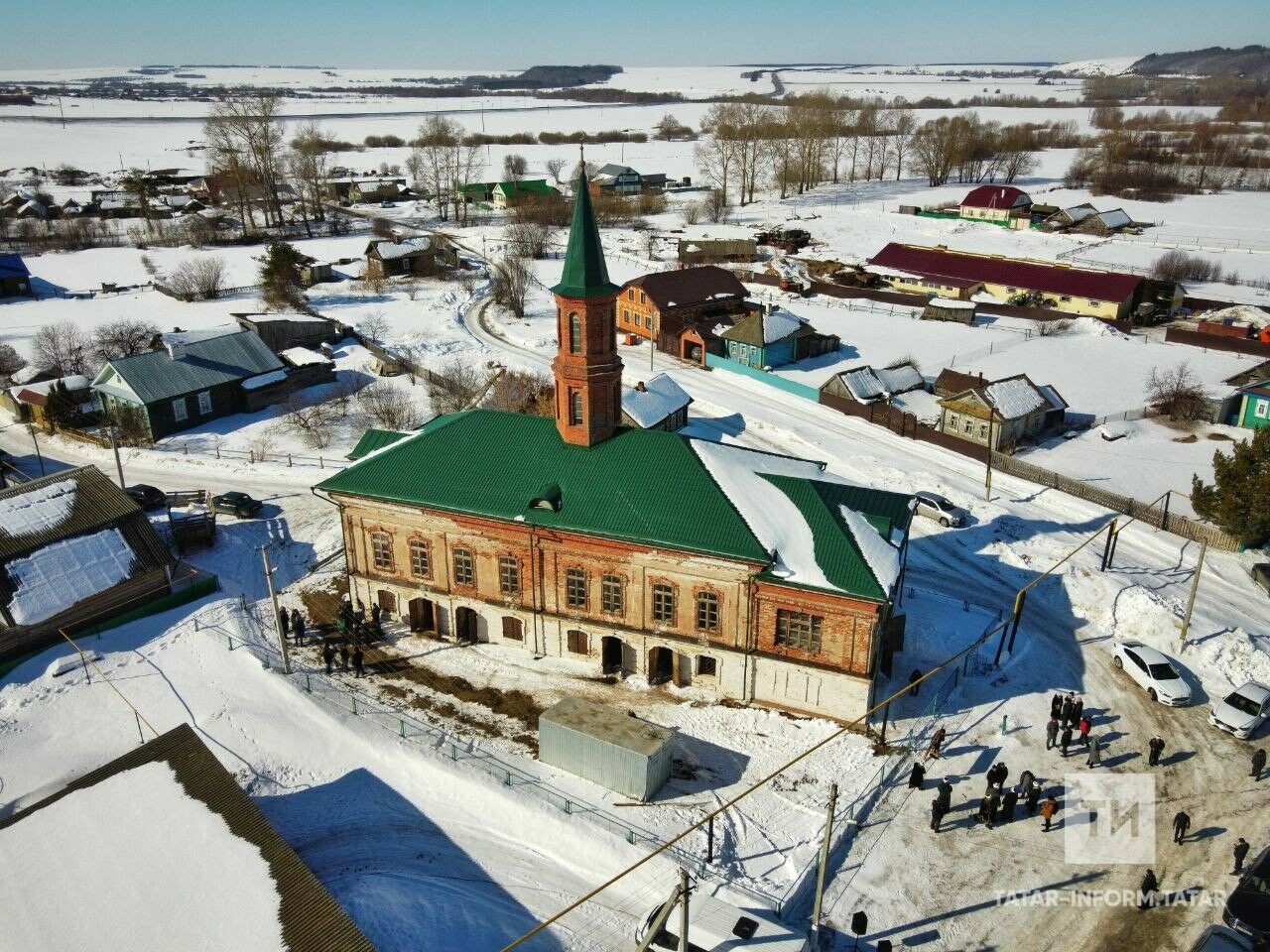 Кукмара районы Мәчкәрә авылындагы борынгы мәчетне төзекләндерү эшләре башланды