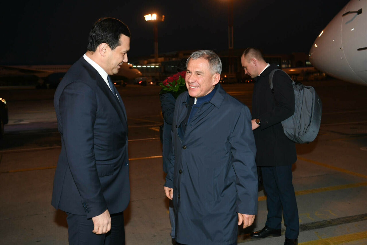 Рөстәм Миңнеханов Үзбәкстан Республикасына эш сәфәренә килде