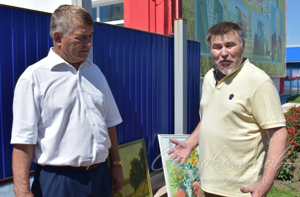 Аксубай районы киңлекләре Россия шәһәрләре рәссамнарының картиналарында сурәтләнгән