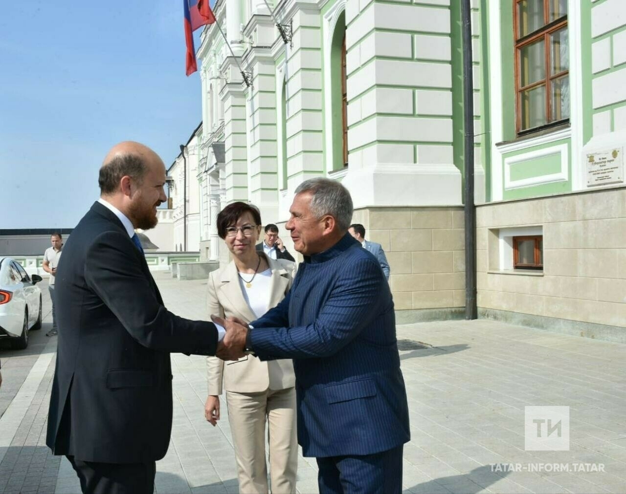 Рөстәм Миңнеханов Төркия Президентының улы Билал Эрдоган белән очрашты