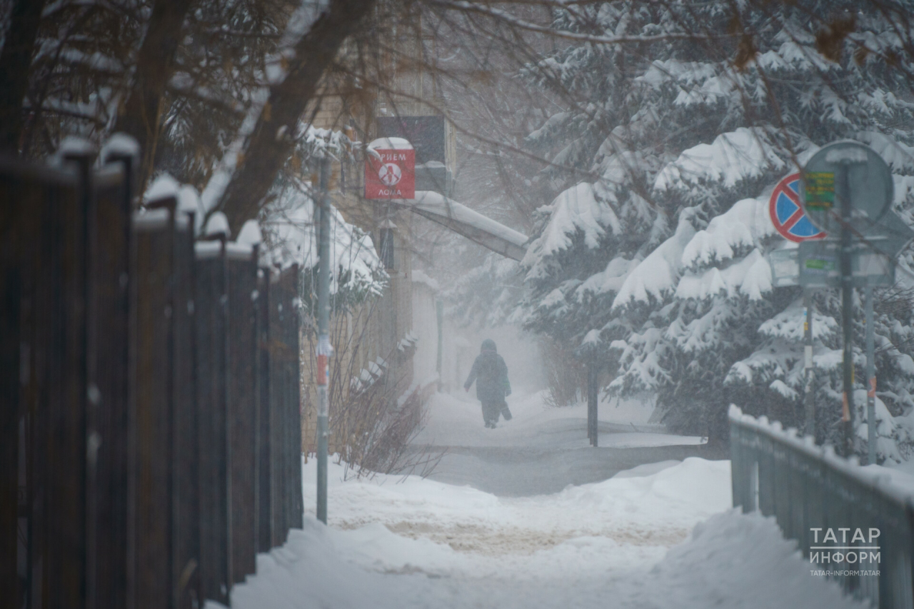 Татарстан синоптиклары 33 градус салкын һәм буран турында кисәтә