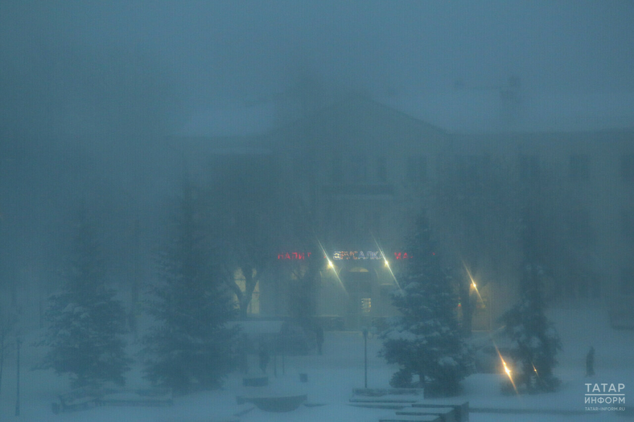 Татарстанда буран һәм көчле җил көтелә