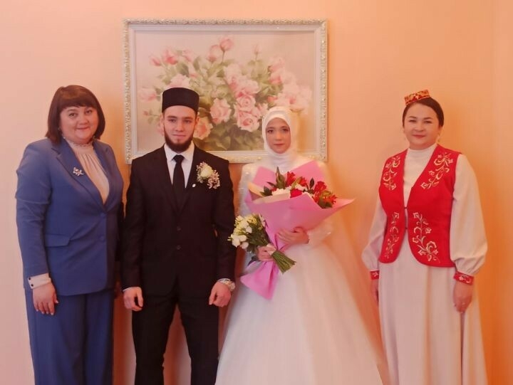 Гаилә елында Кайбычта беренче пар никахын рәсмиләштерде