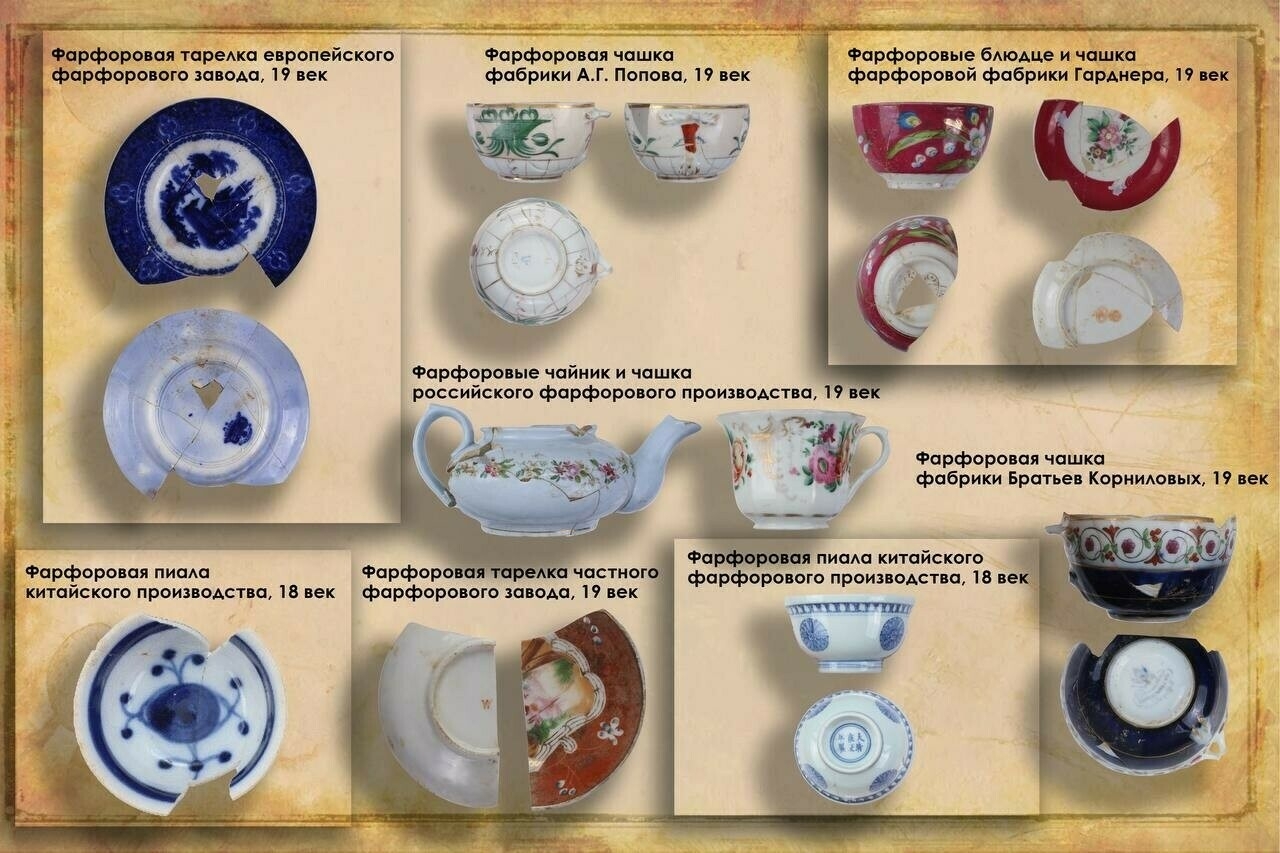 Мәскәүдә Татар бистәсе урынында XVIII-XIX гасырларда ясалган фарфор савыт-саба табылган