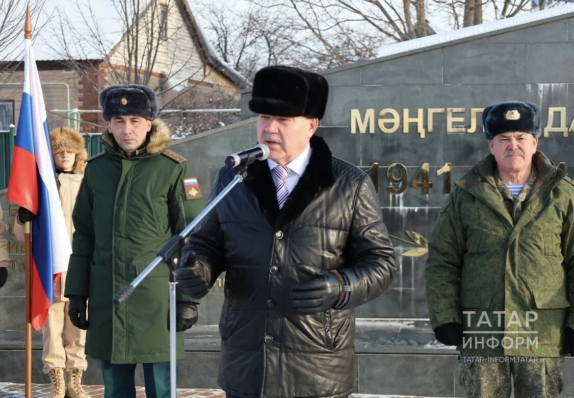 Арчада махсус хәрби операциядә һәлак булучылар истәлегенә һәйкәл ачылды