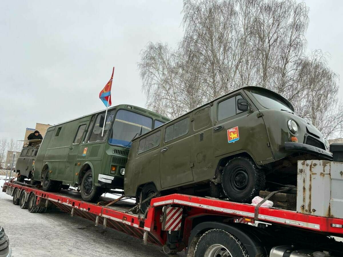 Тукай районы волонтерлары махсус хәрби операция зонасына тәгәрмәчле мунча озатты