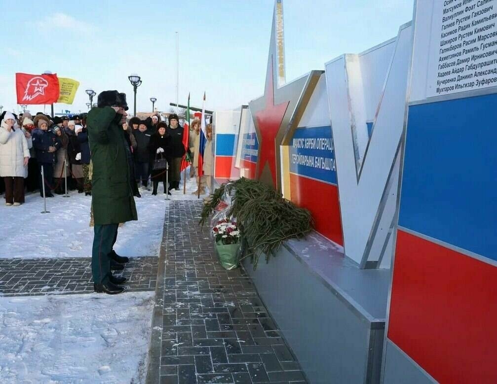 Махсус хәрби операциядә катнашучылар истәлегенә Арчада һәйкәл ачтылар