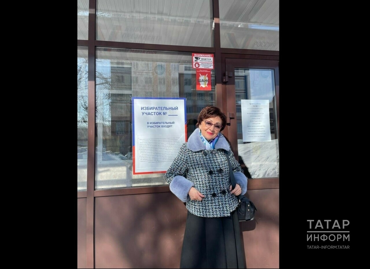 Татарстанның халык артисты Венера Ганиева Россия Президентын сайлауларда катнашты