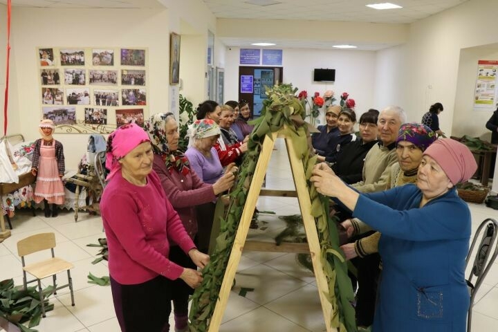 Чүпрәле районында маскировкалау челтәре үрүченең иң өлкәненә 76 яшь