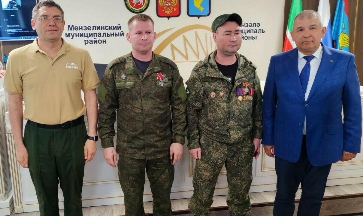 Минзәләдән хәрби хезмәткәр Батырлык ордены белән бүләкләнде