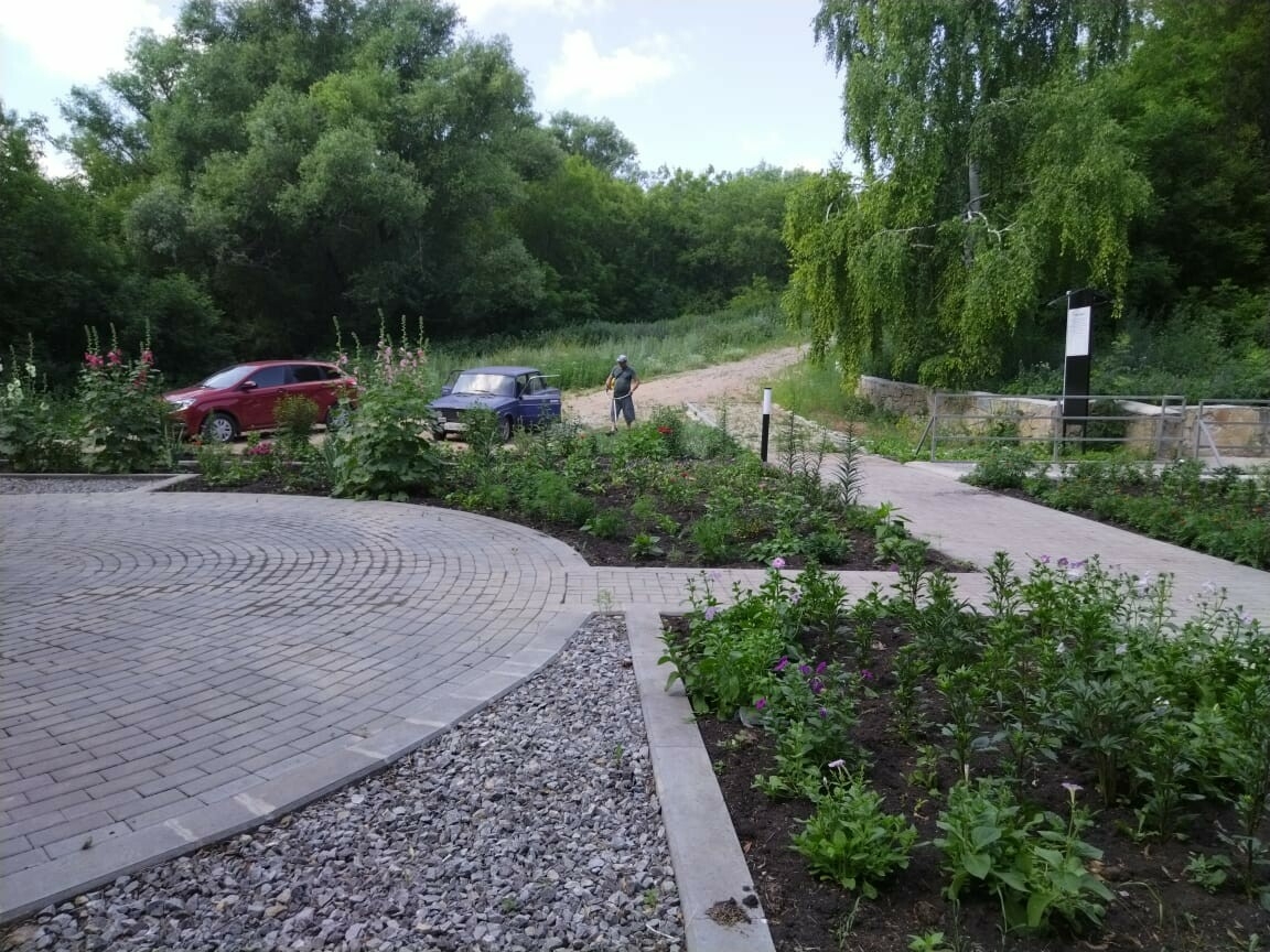 Баулы районының Яңа Чүте авылындагы Зур Чишмә территориясен төзекләндергәннәр