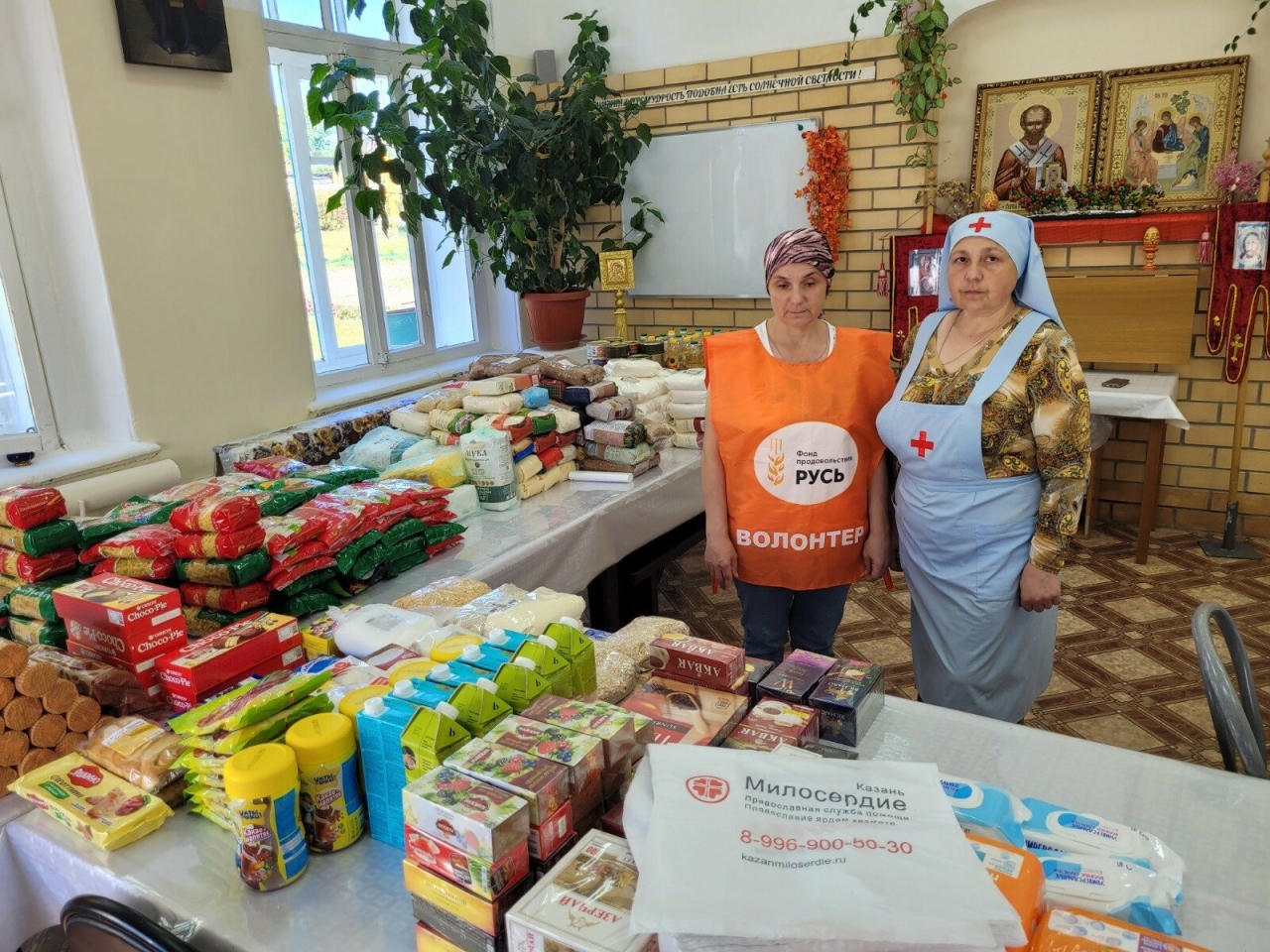 Питрәчлеләр мохтаҗлар өчен 400 килограммга якын азык-төлек җыйган