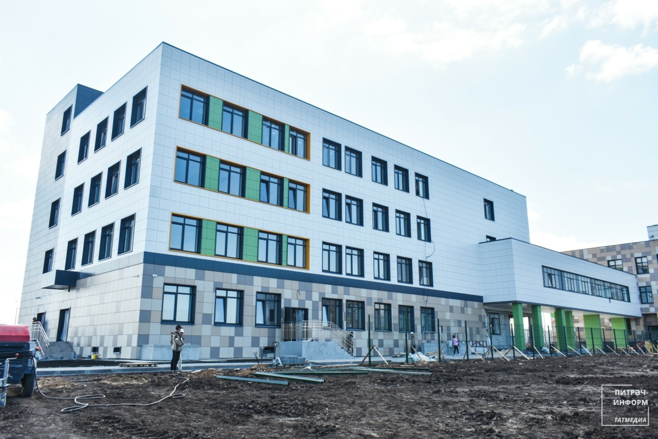 Питрәч районы Көек авылы лицееның яңа корпусы сентябрьдә ачылачак