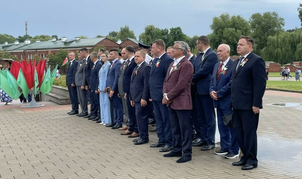 Васил Шәйхразыев Брест шәһәрендә бәйрәм парадында катнашты