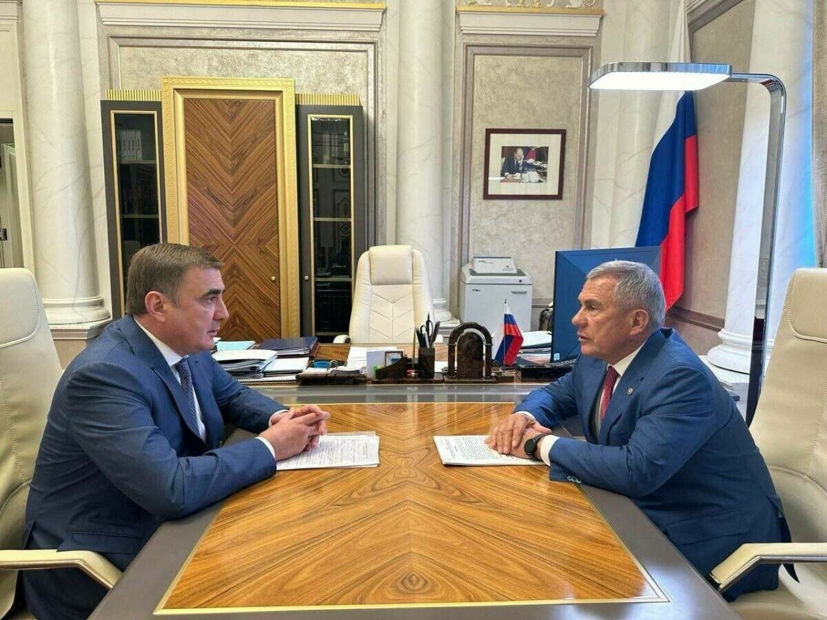 Рөстәм Миңнеханов Мәскәүдә Алексей Дюмин белән очрашты