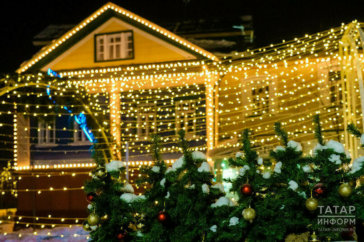 Татарстанда Яңа елга ишегалларын иң яхшы бизәүгә тавыш бирү башланды