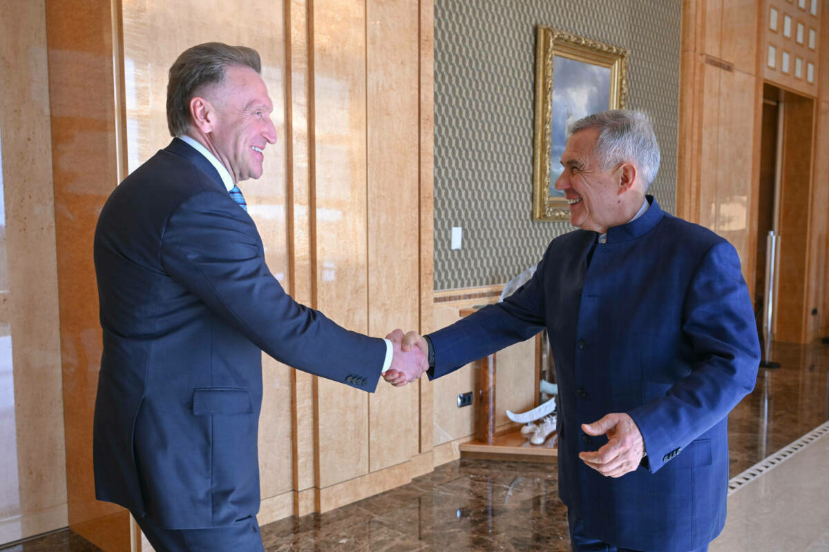 Рөстәм Миңнеханов һәм Игорь Шувалов Татарстанның инвестицион проектлары турында сөйләште