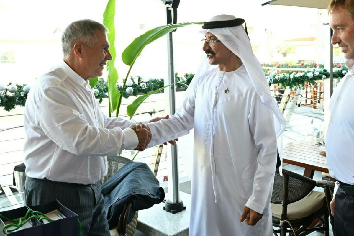 Рөстәм Миңнеханов Гарәп Әмирлекләрендә DP World порт операторы башлыгы белән очрашты