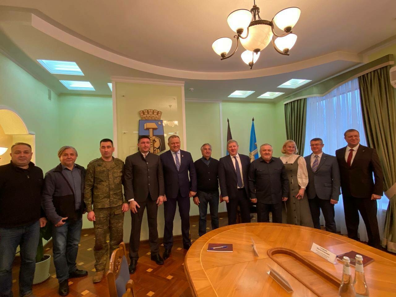 Васил Шәйхразиев Донецк башлыгы белән Халыкара шахтерлар сабантуе турында сөйләште