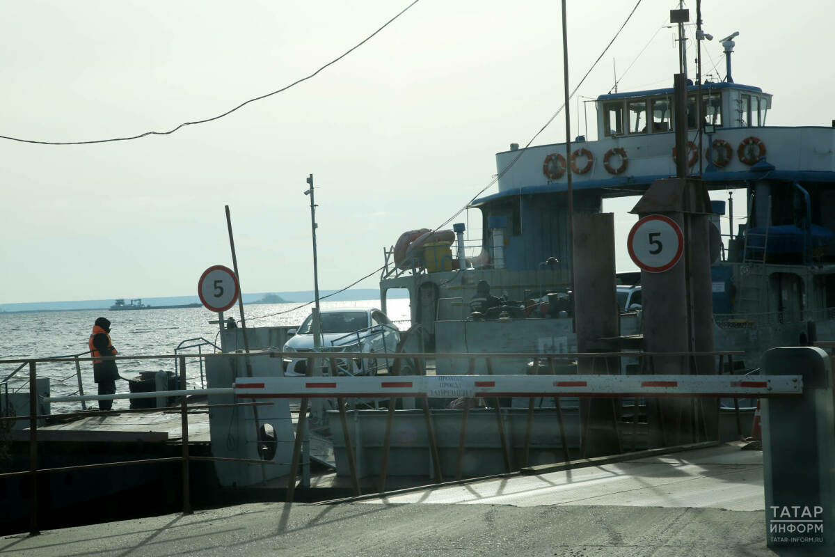 Татарстанда Казан – Югары Ослан паром кичүе ябылды