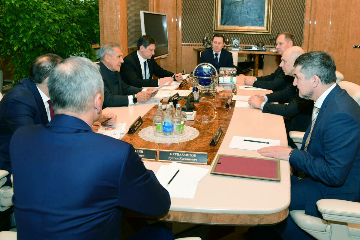 Рөстәм Миңнеханов Россия финанс министры белән очрашты