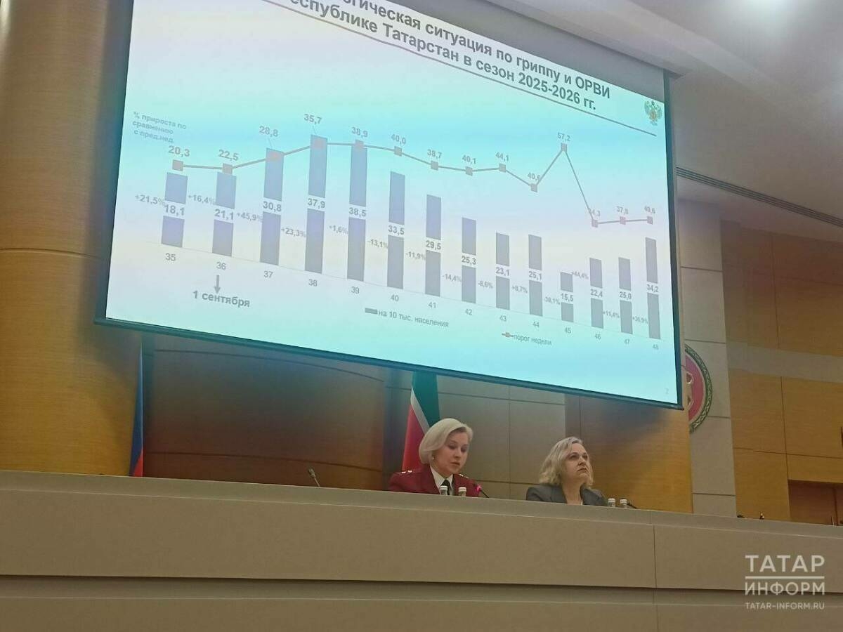 Татарстанда грипп белән авыручылар саны бер атнада өч тапкырга арткан