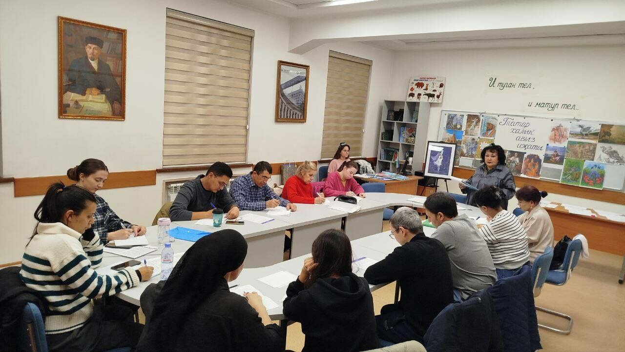 Ташкентта «Татар халык авыз иҗаты» темасына интерактив дәрес уздырылган