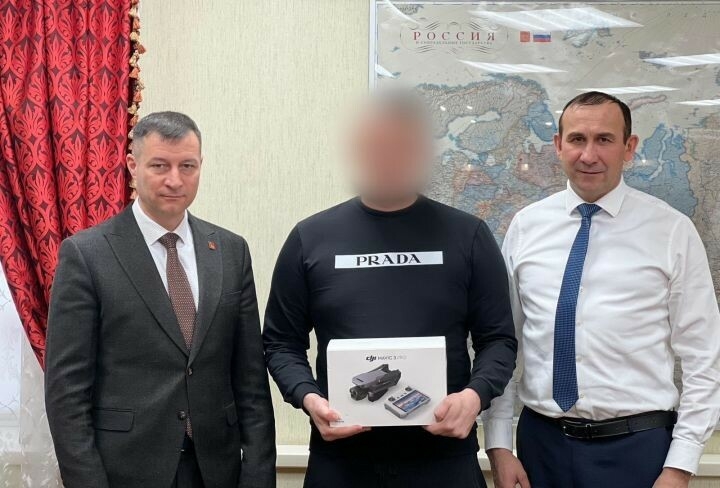 Тукай районында ялга кайткан хәрби аша алгы сызыктагыларга квадрокоптер җибәрделәр