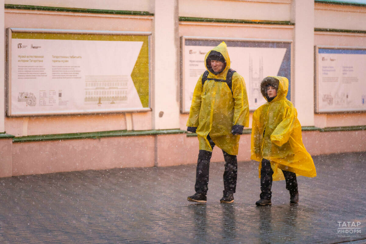 Татарстанда көндез +1 градус булачак, көчле җил көтелә, кар явачак