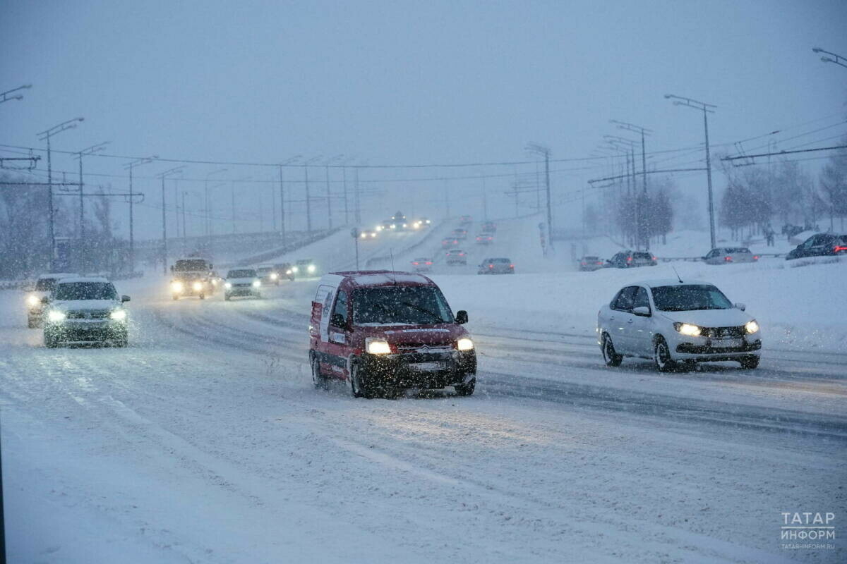 Татарстанда бераз кар явуы һәм урыны белән буран булуы көтелә