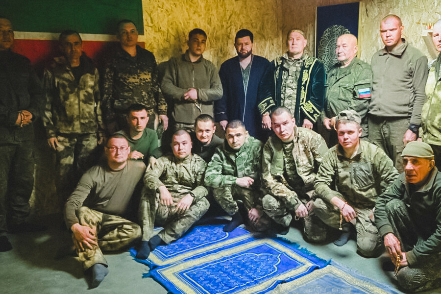 Диния нәзарәте казые махсус хәрби операция солдатлары янында булды