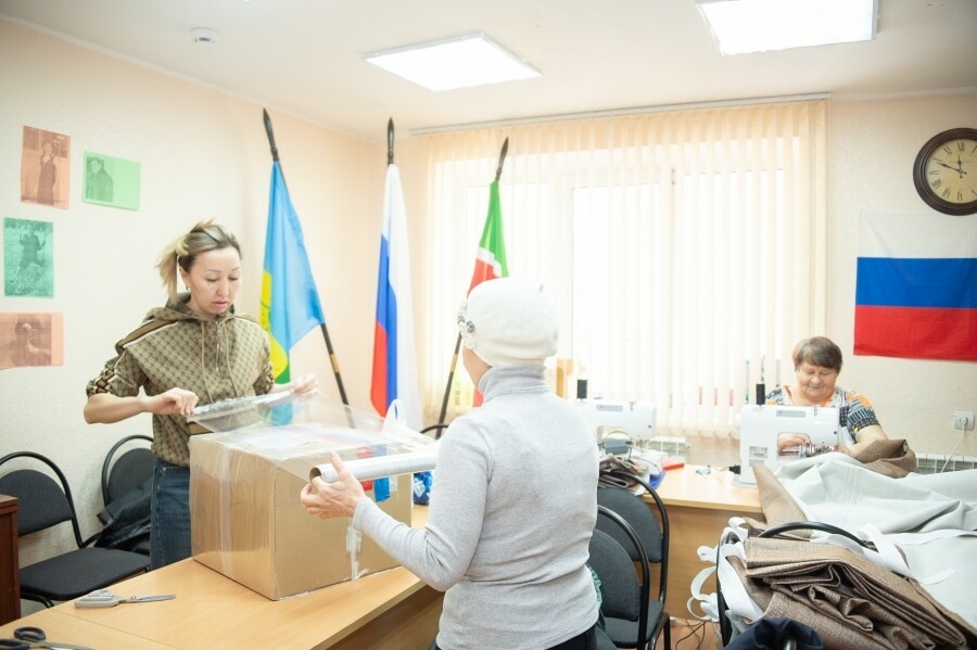 Түбән Камада хәрбиләргә ярдәм җыю дәвам итә, йөк атна азагында озатылачак