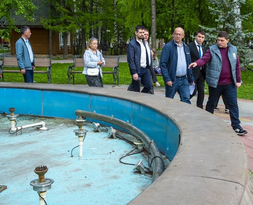 Түбән Кама фонтаннар һәм кече архитектура формаларын ремонтлауга 70 миллион сум бирәчәк