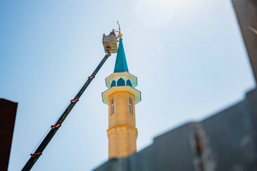 Питрәч районы Көек авылында төзелүче «Фатыйма» мәчетенә ай куелды