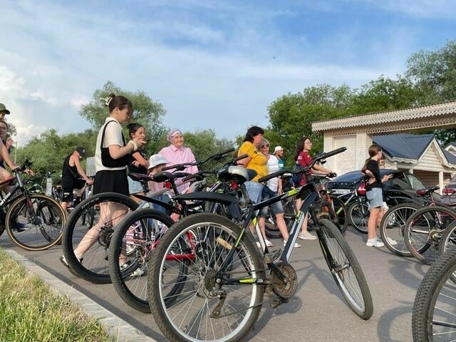 Мөслимдә велойөрештә 1 меңнән артык кеше катнашты