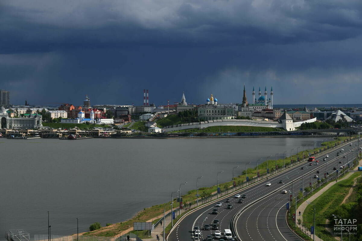 15 июньдә Татарстанда яшенле яңгырлар һәм көчле җил көтелә