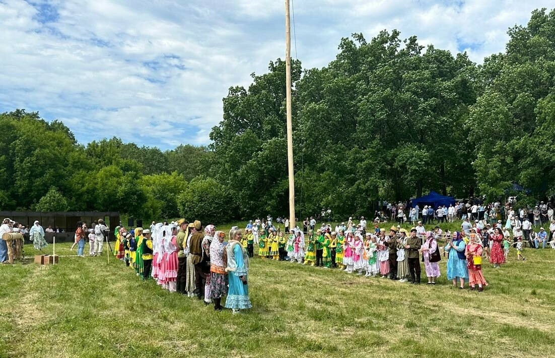 Самара өлкәсе Мәчәләй авылында Сабантуй булды