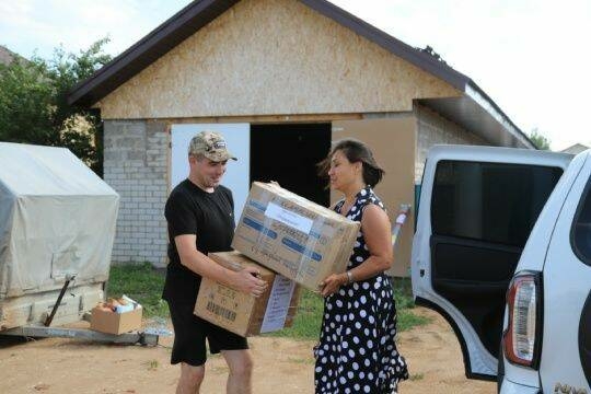 Махсус хәрби операциядә катнашучыларга Мөслимнән ярдәм озатылды