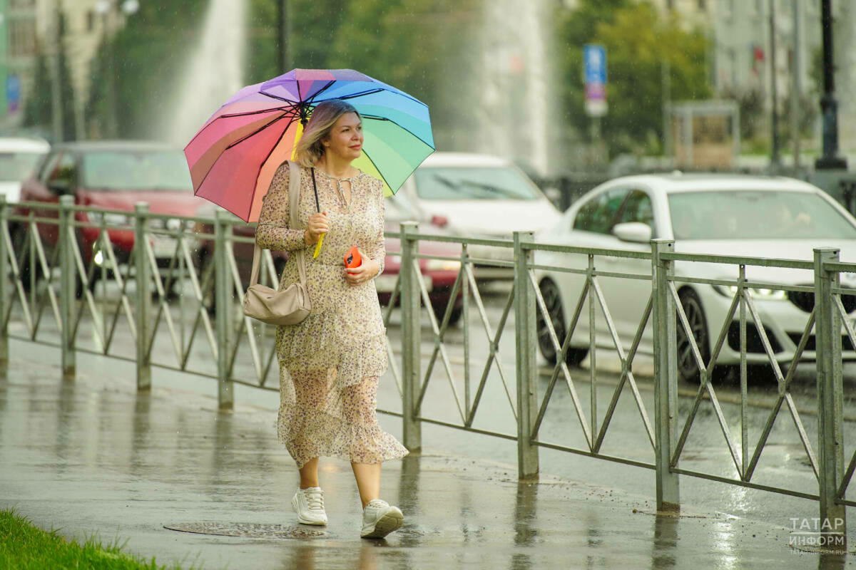 Татарстанда урыны белән көчле яңгыр явуы көтелә