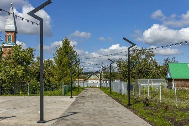 Лениногорскиның Яңа Чыршылы авылында яңа сквер барлыкка килде