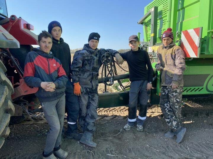 Кукмара аграр көллияте студентлары кырда җитештерү практикасы узды