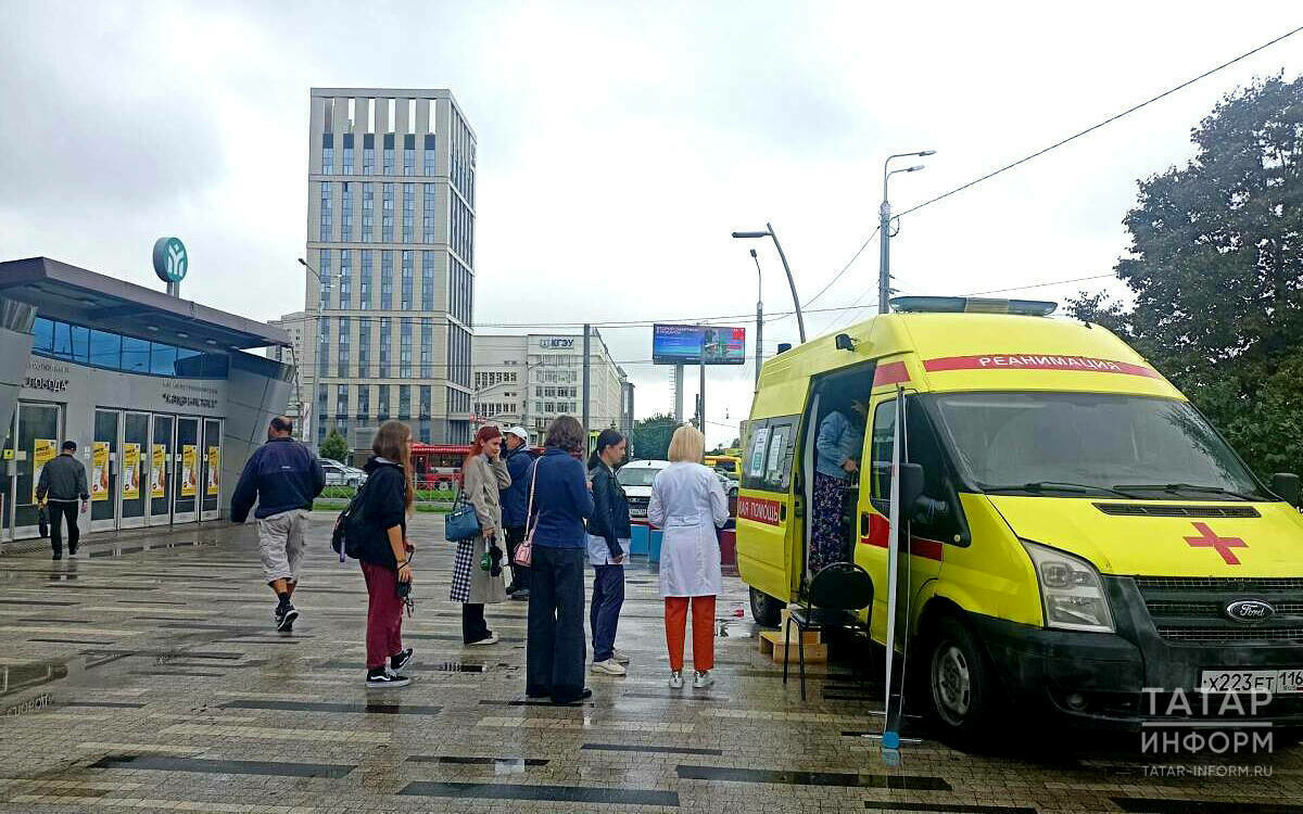 1 октябрьдән Казан метросы станцияләре янында вакцинация пунктлары ябыла