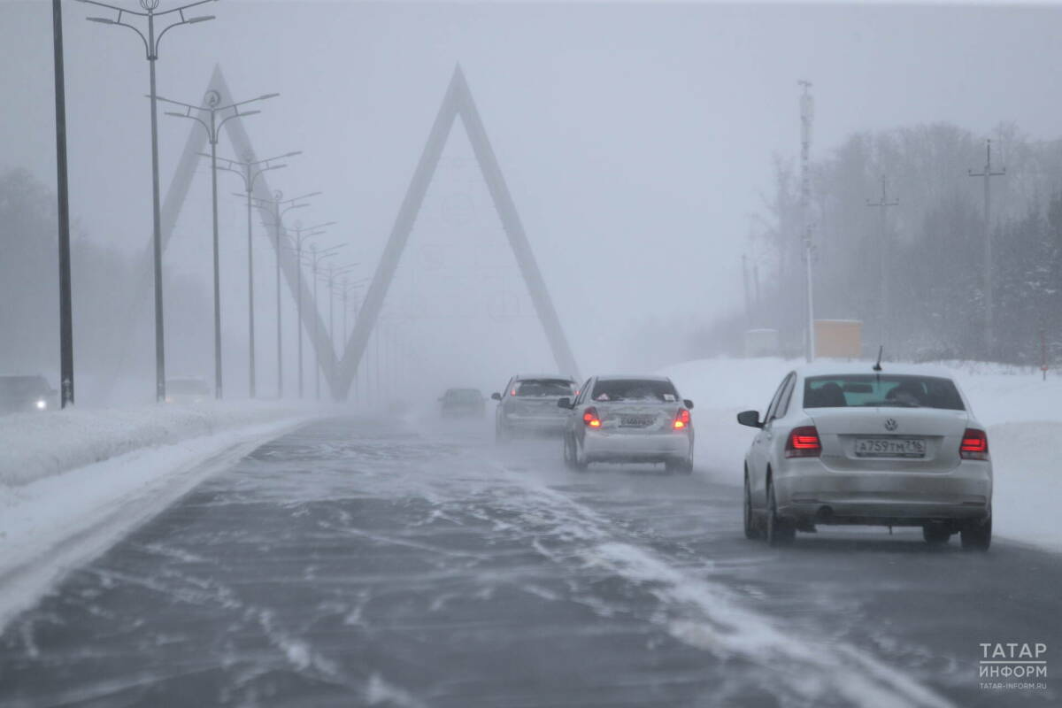 Киләсе тәүлектә Татарстанда көчле җил һәм кар көтелә