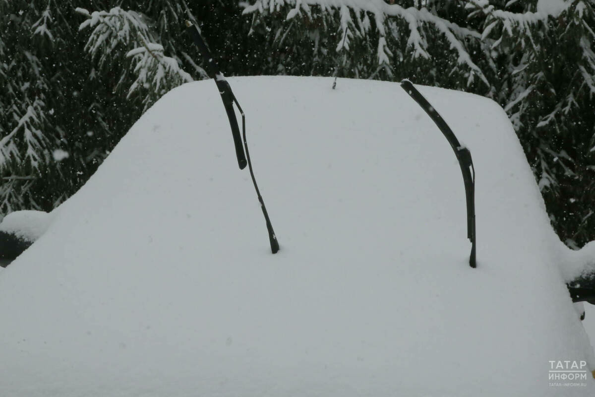 Казан янында кар катламының биеклеге 43 сантиметрга җиткән
