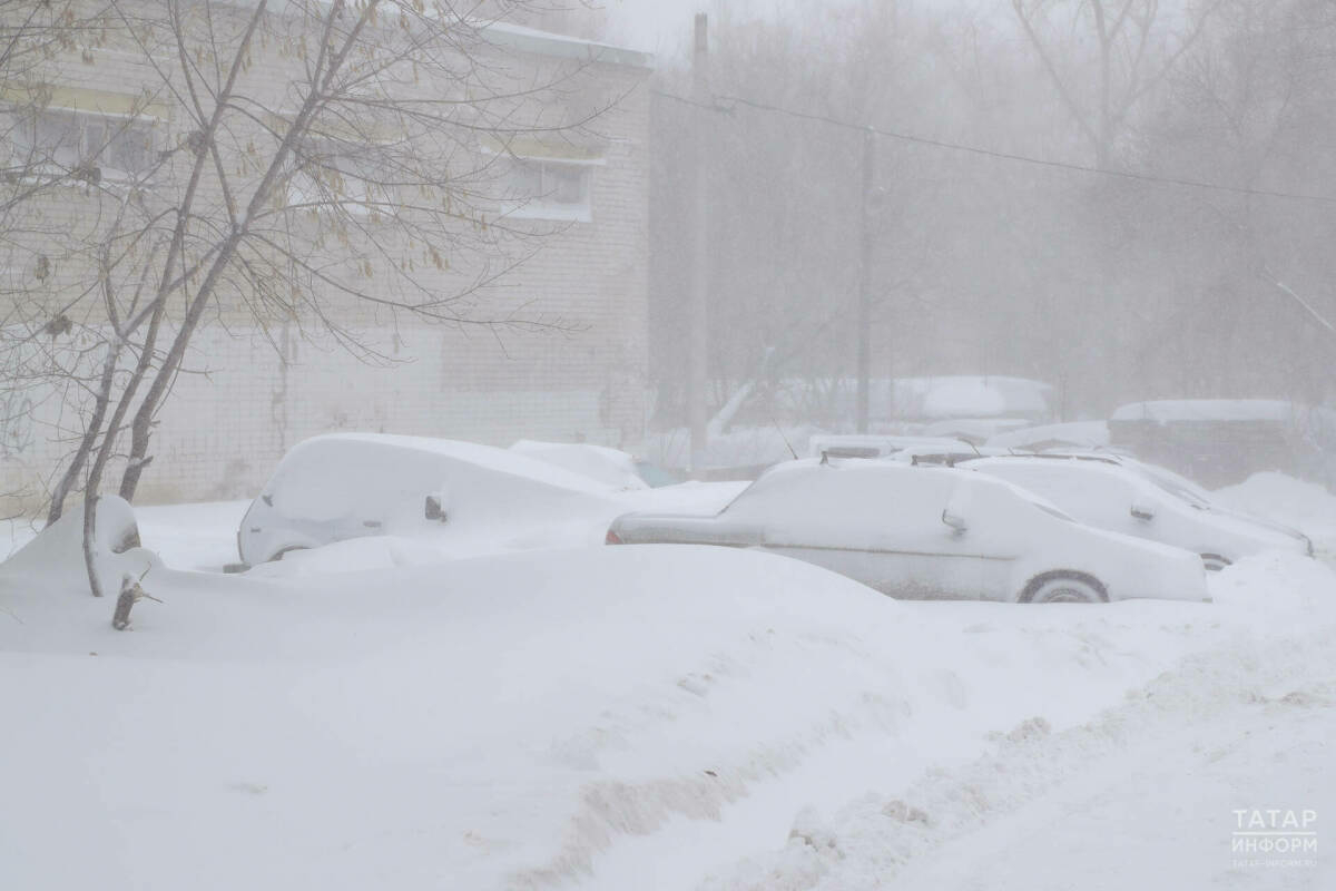 ТР Гидрометүзәге: Татарстанда бураннар дүшәмбе иртәсенә кадәр тынмаячак