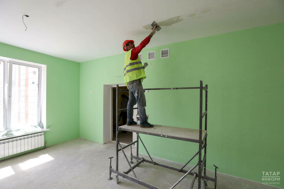 Татарстанда 34 – белем бирү һәм 45 сәламәтлек саклау объектын яңарту эшләре алып барыла