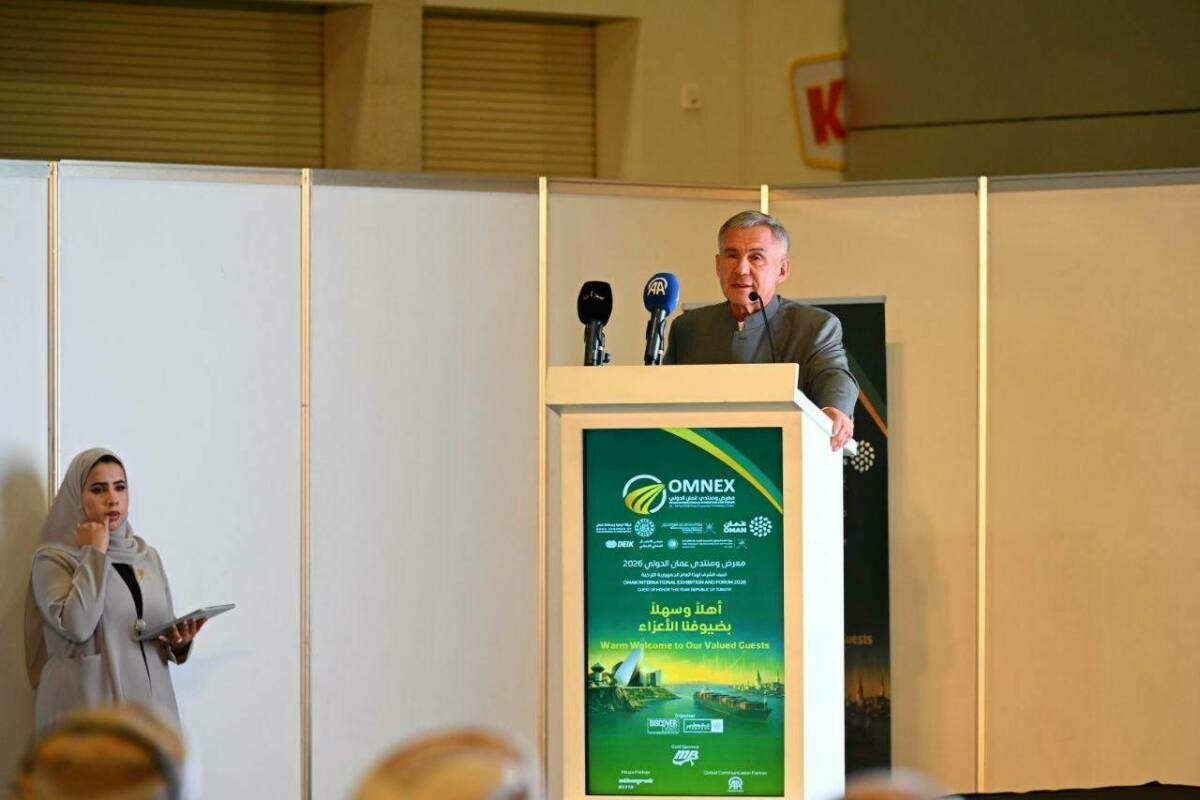 Рөстәм Миңнеханов Маскатта OMNEX 2026 сәүдә күргәзмәсен ачуда катнашты